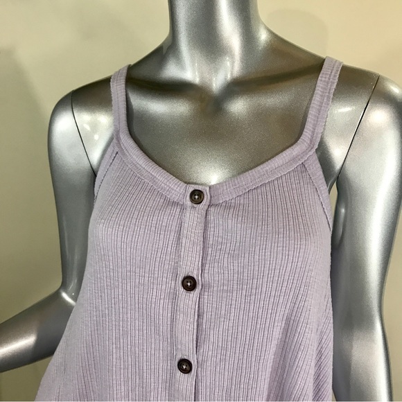 SO Goods For Life Medium Purple Flowing Tunic Ribbed Tank Soft Stretch
L - Picture 5 of 13